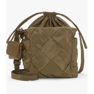 Vince Camuto Woven Nylon Bucket Bag- Audri Utility